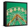 Green Ferris Wheel-Gail Peck-Framed Stretched Canvas