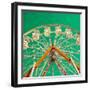 Green Ferris Wheel-Gail Peck-Framed Photographic Print