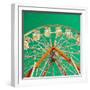 Green Ferris Wheel-Gail Peck-Framed Photographic Print