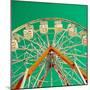 Green Ferris Wheel-Gail Peck-Mounted Photographic Print