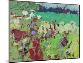 Green Field-Sylvia Paul-Mounted Giclee Print