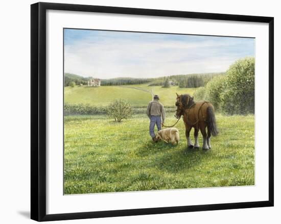 Green Fields of Home-Kevin Dodds-Framed Giclee Print