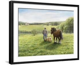 Green Fields of Home-Kevin Dodds-Framed Giclee Print