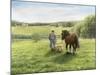 Green Fields of Home-Kevin Dodds-Mounted Giclee Print