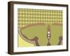 Green Flippety Flap-Belen Mena-Framed Giclee Print