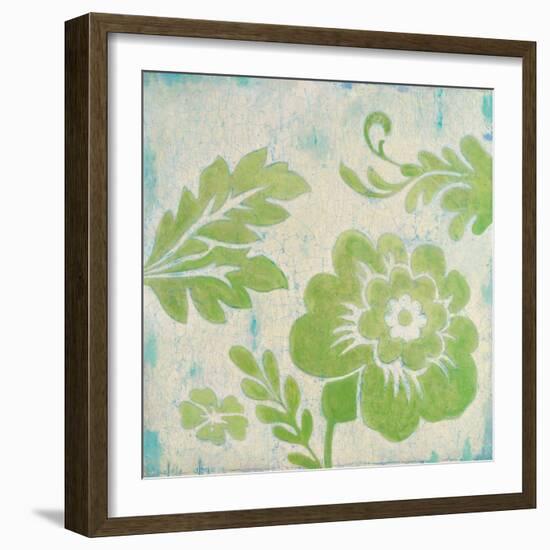 Green Floral-Hope Smith-Framed Art Print