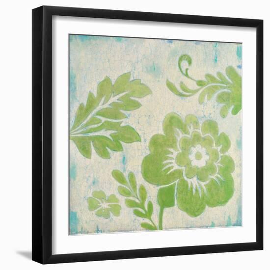 Green Floral-Hope Smith-Framed Art Print