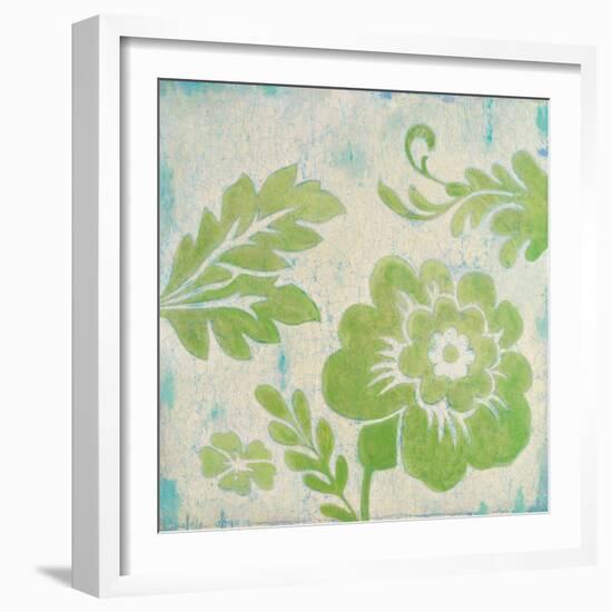 Green Floral-Hope Smith-Framed Art Print