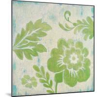 Green Floral-Hope Smith-Mounted Art Print