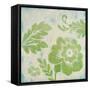 Green Floral-Hope Smith-Framed Stretched Canvas