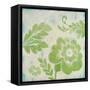 Green Floral-Hope Smith-Framed Stretched Canvas