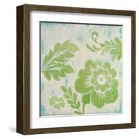 Green Floral-Hope Smith-Framed Art Print