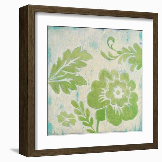 Green Floral-Hope Smith-Framed Art Print