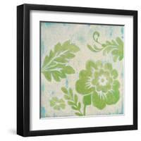 Green Floral-Hope Smith-Framed Art Print