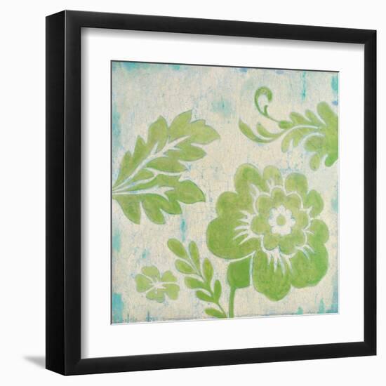 Green Floral-Hope Smith-Framed Art Print