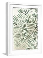 Green Flowerhead I-June Vess-Framed Art Print