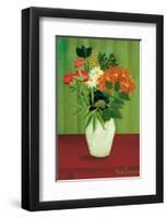 Green Flowers-Henri Rousseau-Framed Premium Giclee Print