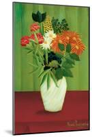 Green Flowers-Henri Rousseau-Mounted Premium Giclee Print