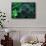 Green Foliage-null-Framed Stretched Canvas displayed on a wall