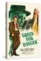 Green for Danger, Alastair Sim, Sally Gray on US poster art, 1946-null-Stretched Canvas