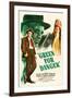 Green for Danger, Alastair Sim, Sally Gray on US poster art, 1946-null-Framed Premium Giclee Print