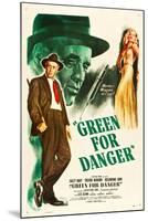 Green for Danger, Alastair Sim, Sally Gray on US poster art, 1946-null-Mounted Art Print