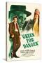 Green for Danger, Alastair Sim, Sally Gray on US poster art, 1946-null-Stretched Canvas