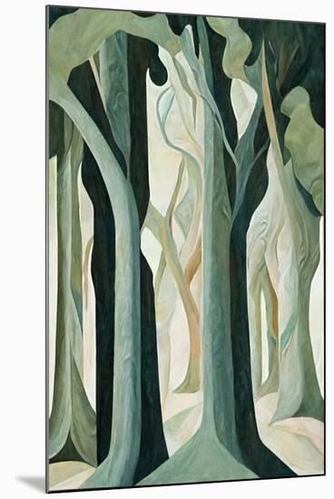 Green Forest-Lea Faucher-Mounted Art Print