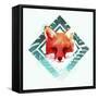 Green Fox 2-Robert Farkas-Framed Stretched Canvas