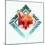 Green Fox 2-Robert Farkas-Mounted Giclee Print