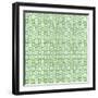 Green Freehand Check-Effie Zafiropoulou-Framed Giclee Print