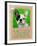 Green French Bulldog-Cathy Cute-Framed Giclee Print