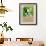 Green French Bulldog-Cathy Cute-Framed Giclee Print displayed on a wall