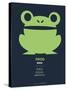 Green Frog Multilingual Poster-NaxArt-Stretched Canvas