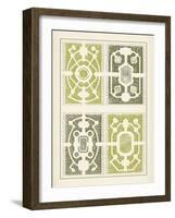 Green Garden Maze II-J.F. Blondel-Framed Art Print