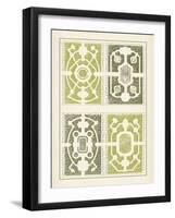 Green Garden Maze II-J.F. Blondel-Framed Art Print