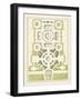 Green Garden Maze III-J.F. Blondel-Framed Art Print