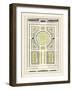 Green Garden Maze V-J.F. Blondel-Framed Art Print