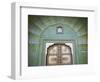 Green Gate in Pitam Niwas Chowk, City Palace, Jaipur, Rajasthan, India-Ian Trower-Framed Photographic Print