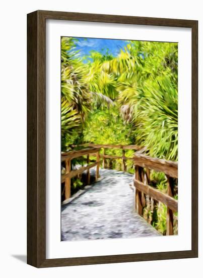 Green Gateway - In the Style of Oil Painting-Philippe Hugonnard-Framed Giclee Print