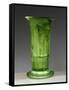 Green Glass Vase-null-Framed Stretched Canvas