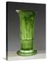 Green Glass Vase-null-Stretched Canvas