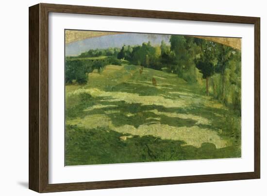 Green Glen, 1891-Giuseppe Pelizza da volpedo-Framed Giclee Print