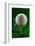 Green Golf Ball Splash-Steve Gadomski-Framed Photographic Print