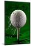 Green Golf Ball Splash-Steve Gadomski-Mounted Photographic Print