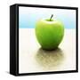 Green Granny Smith Apple-Michael Haegele-Framed Stretched Canvas