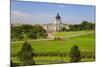 Green grass of park leading to South Dakota State Capitol and complex, Pierre, South Dakota-null-Mounted Photographic Print