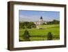 Green grass of park leading to South Dakota State Capitol and complex, Pierre, South Dakota-null-Framed Photographic Print