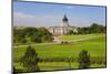 Green grass of park leading to South Dakota State Capitol and complex, Pierre, South Dakota-null-Mounted Photographic Print