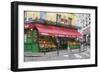 Green Grocer In Paris-Cora Niele-Framed Giclee Print